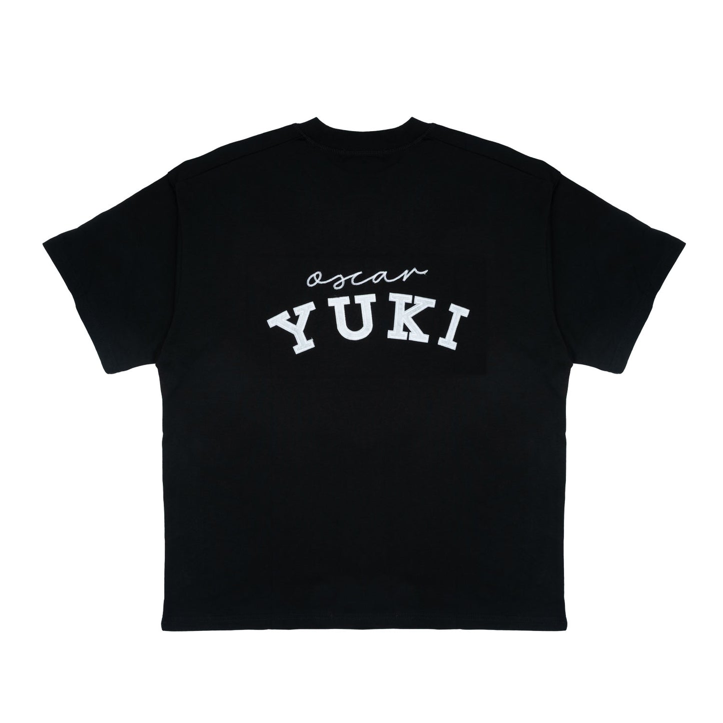 Yuki Oscar Black Embroidery T-Shirt